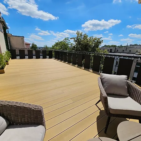 アパート Max Chopina 22 Z Duzym Tarasem ルブリン